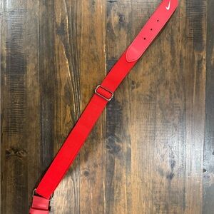 Nike boys Red baseball belt